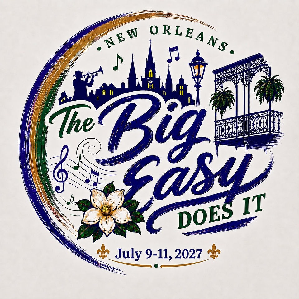 The Big Easy Does It — New Orleans international convention, July 9–11, 2027